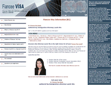 Tablet Screenshot of fiancee-visa.com